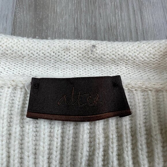 ALTEA Merinos ExtraFine Wool Roll neck Sweater Off White Cream Color Size M - Picture 8 of 13